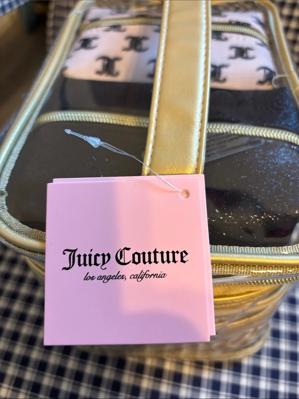 Juicy Couture four nested Cosmetic Bag Set